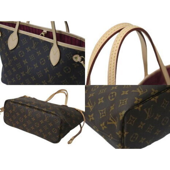 Louis Vuitton Neverfull Monogram Brown Tote Bag - Picture 5 of 8